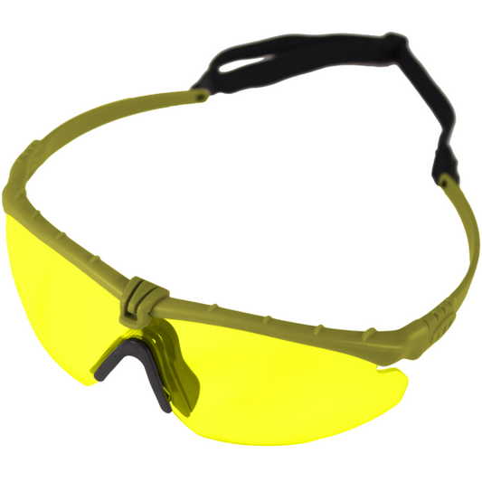Battle Pro (Green - Yellow) Protective Eyewear