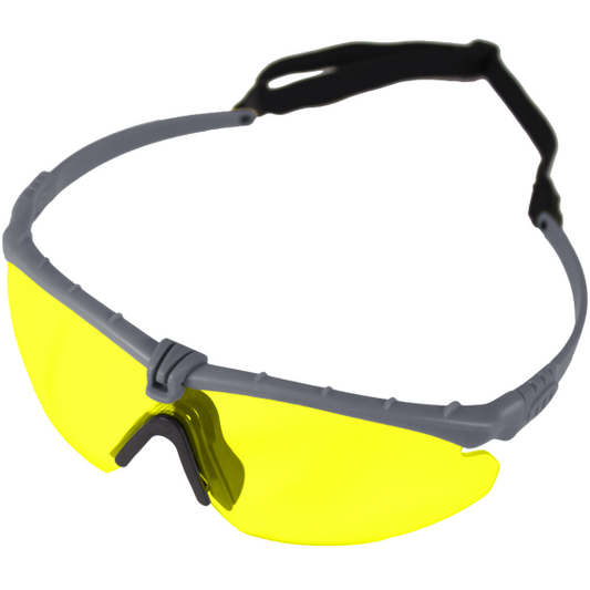 Battle Pro (Grey - Yellow) Protective Eyewear