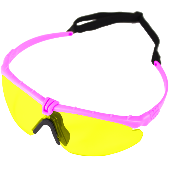 Battle Pro (Pink-Yellow) EN166 Protective Eyewear