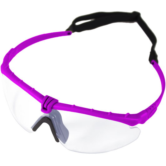 Battle Pro (Purple-Clear) EN166 Protective Eyewear