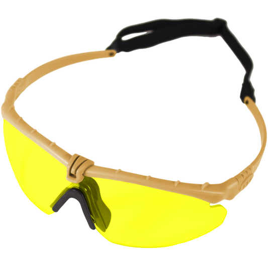 Battle Pro (Tan - Yellow) Protective Eyewear