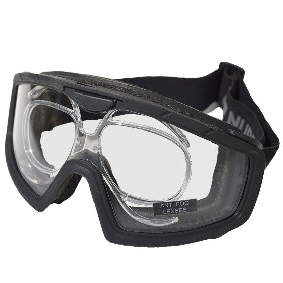 Battle Visor RX (Black-Clear) EN166 Protective Eyewear