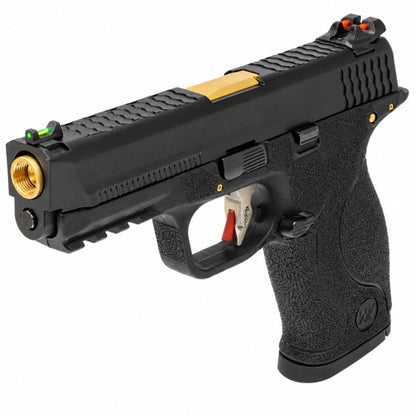 Big Bird E-Force Black (Black-Gold) GBB Airsoft Pistol