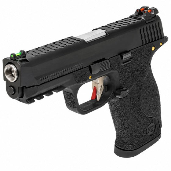Big Bird E-Force Black (Black-Silver) GBB Airsoft Pistol