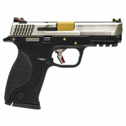 Big Bird E-Force Black (Silver-Gold) GBB Airsoft Pistol