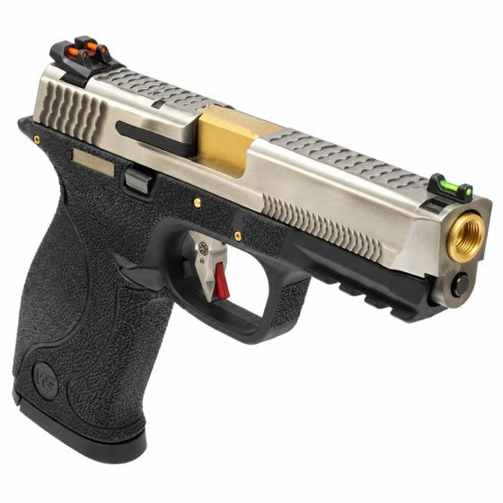 Big Bird E-Force Black (Silver-Gold) GBB Airsoft Pistol