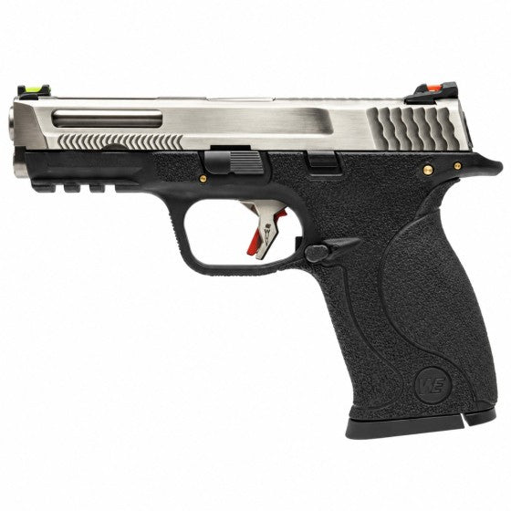 Big Bird E-Force Vented Black (Silver-Silver) GBB Airsoft Pistol