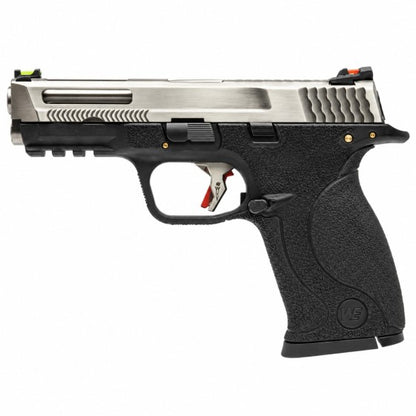 Big Bird E-Force Vented Black (Silver-Silver) GBB Airsoft Pistol
