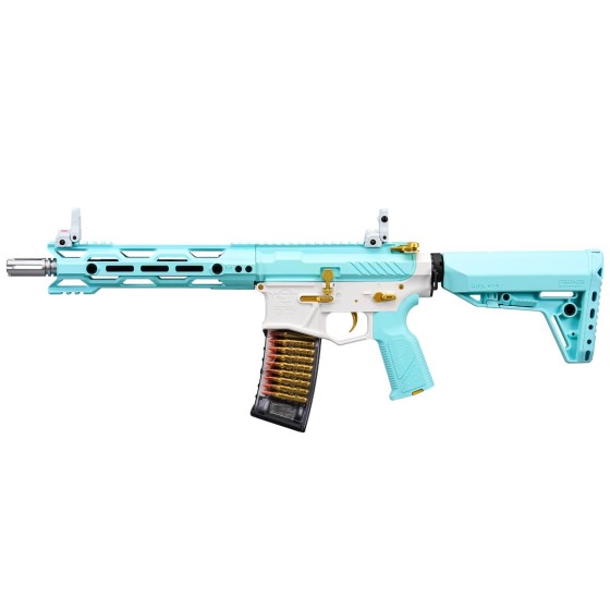 CM16 STEALTH 556 (Macaron Blue) Combat Machine AEG