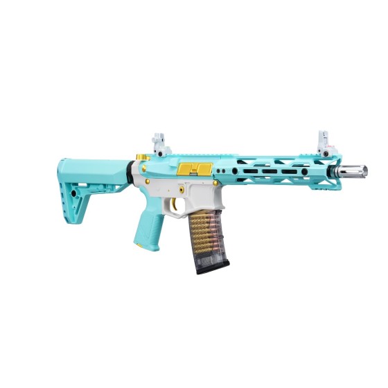CM16 STEALTH 556 (Macaron Blue) Combat Machine AEG