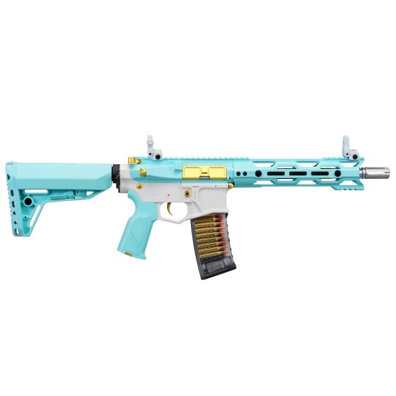 CM16 STEALTH 556 (Macaron Blue) Combat Machine AEG