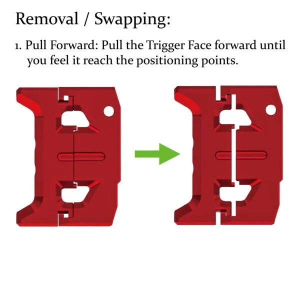 CTM CNC Magnetic Quick-Swap Trigger for Hi-Capa
