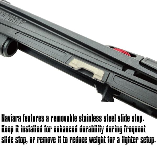 CTM Naviara TM Hi-Capa 5.1 CNC Split Slide (Inc. Enhanced Nozzle, Short Stroke Kit, Springs + More)