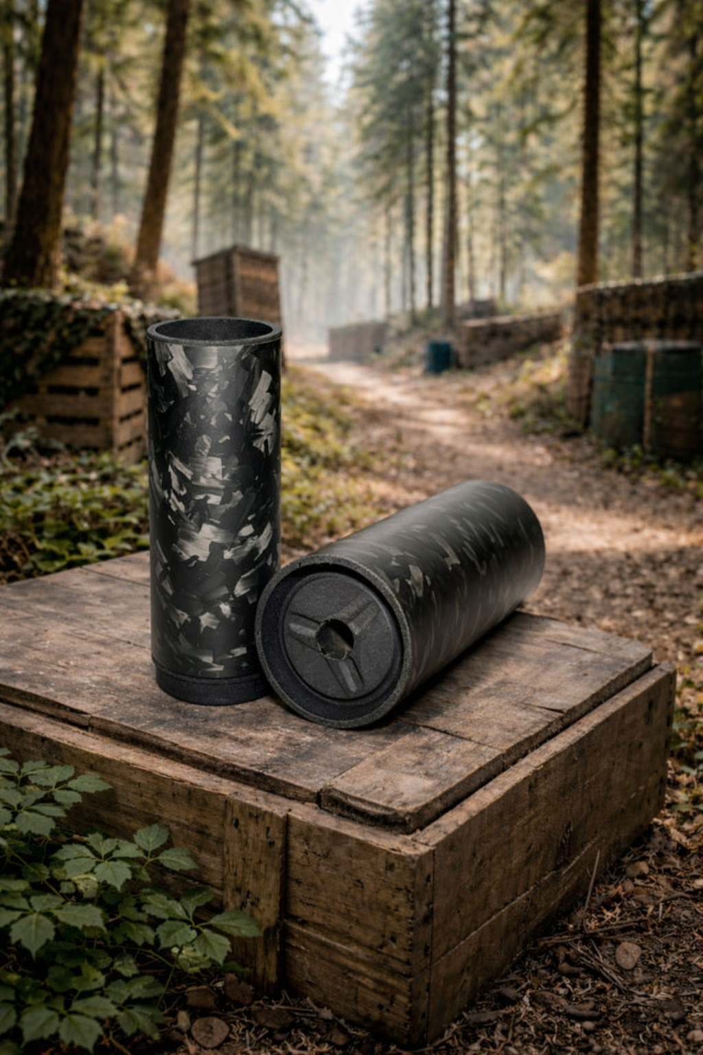 WIDE BOY SUPPRESSOR (FORGED CARBON FIBRE, ULTRA LIGHT)