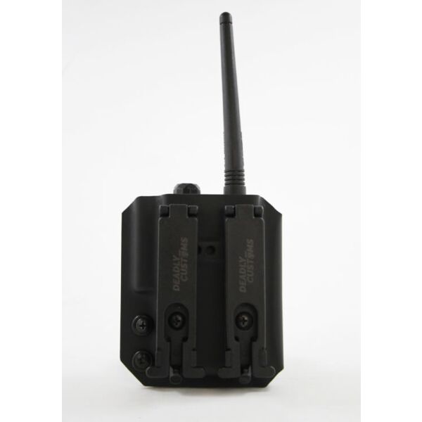 Deadly Customs Baofeng UV-5R Extended Radio Kydex Holster - Black