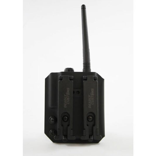 Deadly Customs Baofeng UV-5R Extended Radio Kydex Holster - Black
