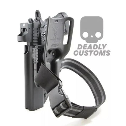 Deadly Customs Leg Strap - Black