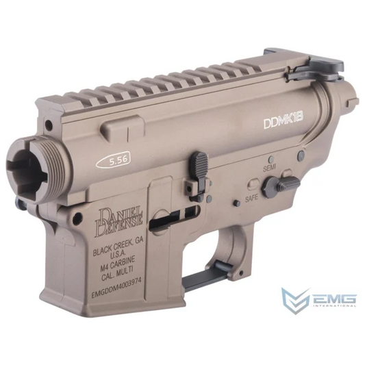 EMG x Daniel Defense MK18 Ver. 2 Receiver Set for M4/M16 Airsoft AEGs - Bronze