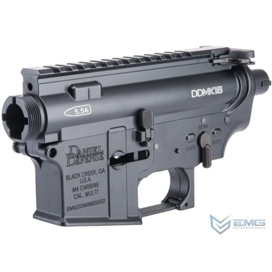 EMG x Daniel Defense MK18 Ver. 2 Receiver Set for M4/M16 Airsoft AEGs - Black