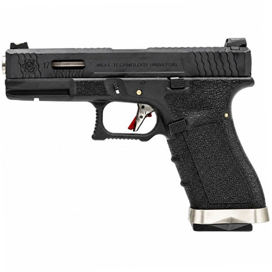 EU7 E-Force Black (Black-Silver) GBB Airsoft Pistol