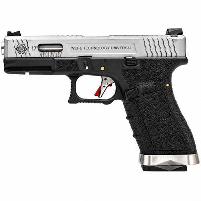 EU7 E-Force Black (Silver-Silver) GBB Airsoft Pistol