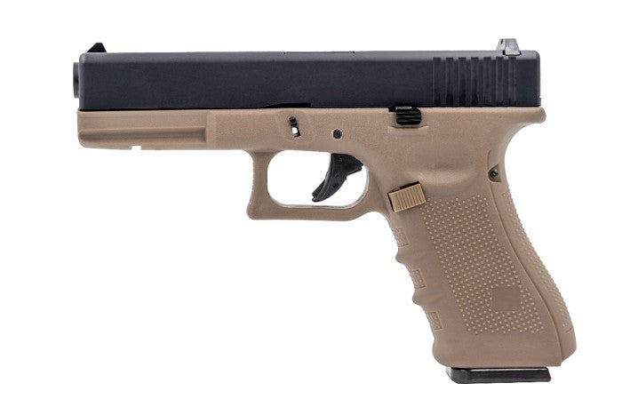 EU7 (Black - Tan) GBB Airsoft Pistol