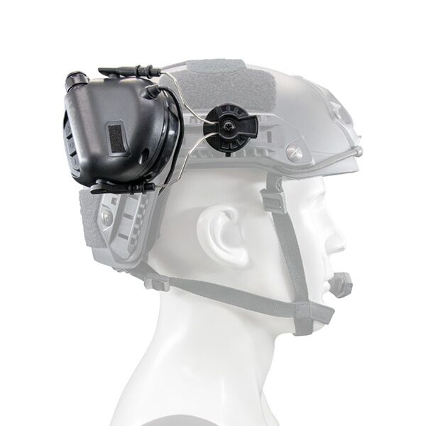 Earmor M11 Arc Helmet Rails Adapter Attachment Kit - Black