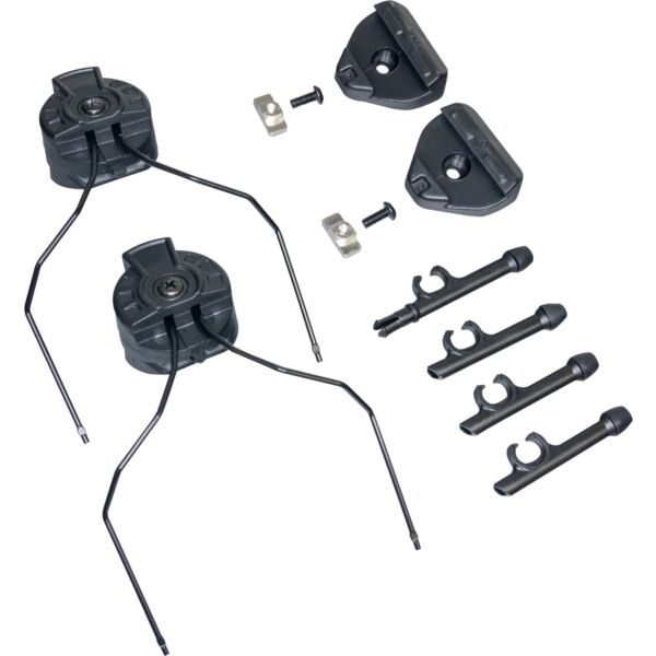 Earmor M13 M-Lock Helmet Rails Adapter 3M Peltor - Black