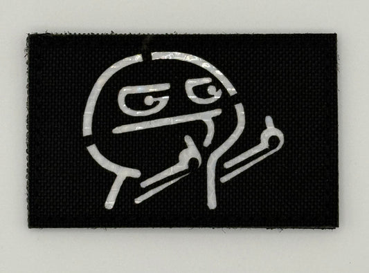 Finger up reflective patch