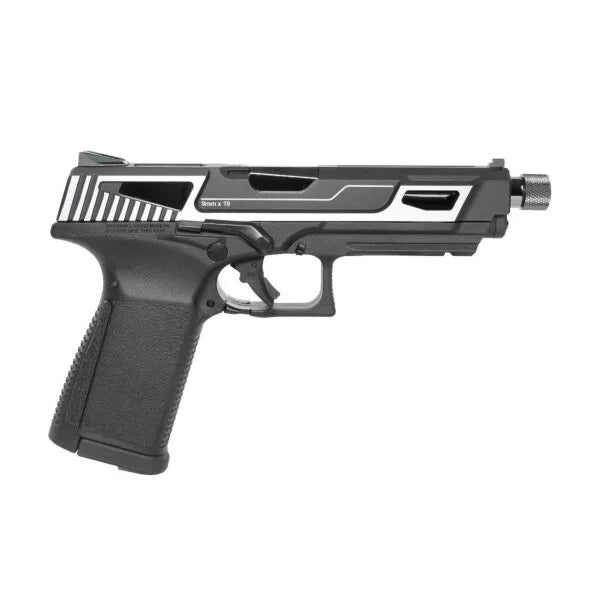 G&G GTP9 MS Pistol - Black/Silver