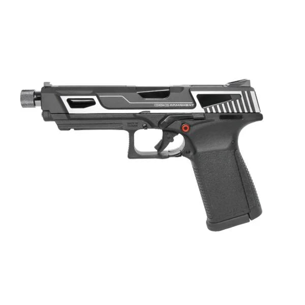 G&G GTP9 MS Pistol - Black/Silver