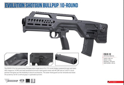 G&G ESG B-10 Airsoft Bullpup Gas Shotgun