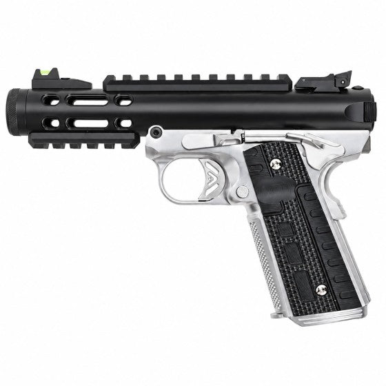 Galaxy 1911 (Black-Silver) GBB Airsoft Pistol
