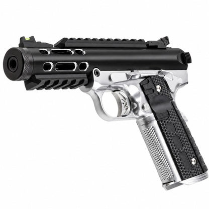 Galaxy 1911 (Black-Silver) GBB Airsoft Pistol