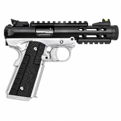 Galaxy 1911 (Black-Silver) GBB Airsoft Pistol