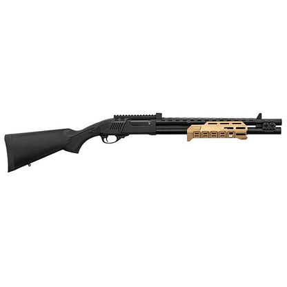 Golden Eagle Strike Industries M870 Pump Action Shotgun Replica Black and Tan