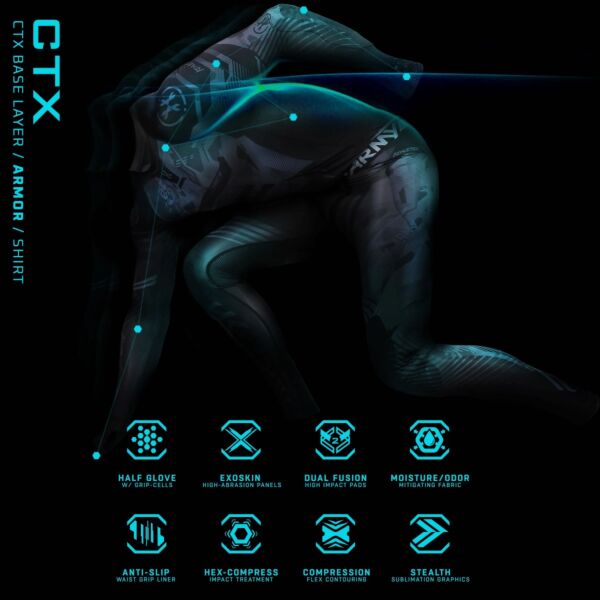 HK Army CTX Padded Compression Shirt