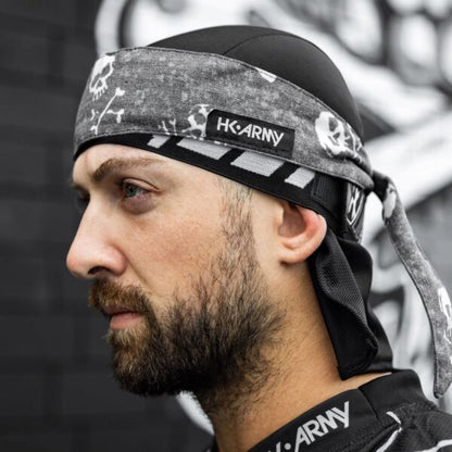 HK Army Skull Wrap - Black/White
