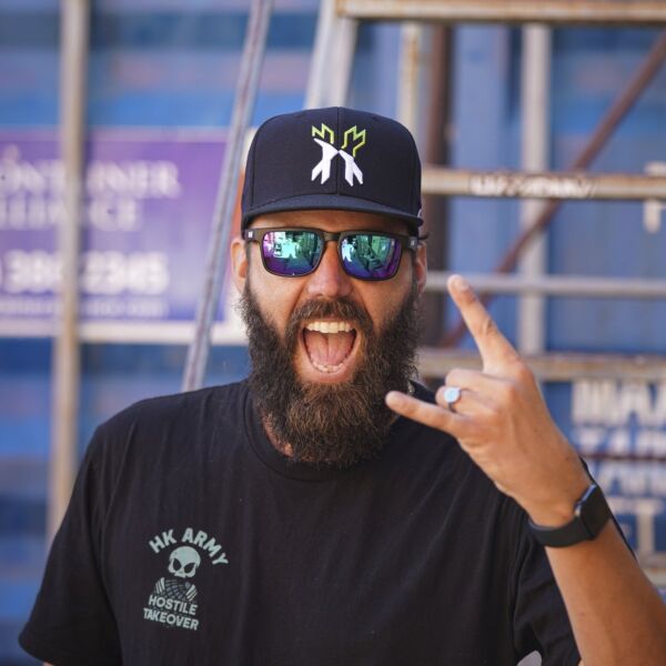 HK Army Snapback Split - Black/Green/White