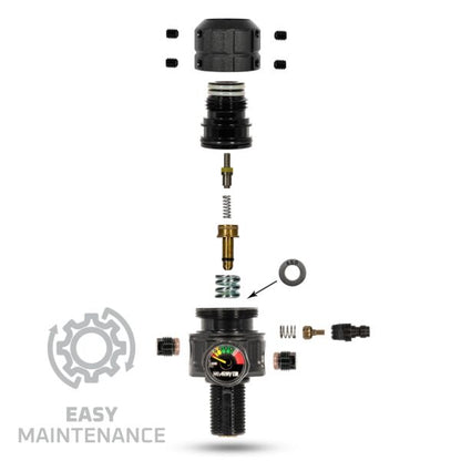 HK Army Turbine PRO 4500psi Regulator - Adjustable and Rotational - Black