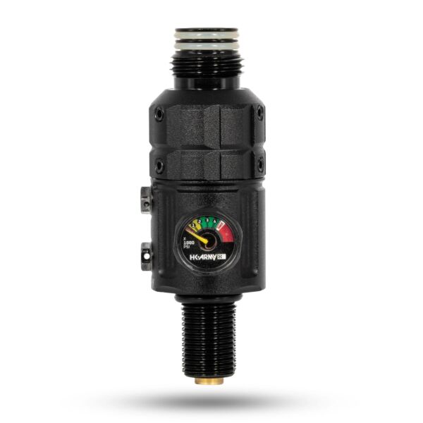 HK Army Turbine PRO Longbody 4500psi Regulator - Adjustable and Rotational - Black