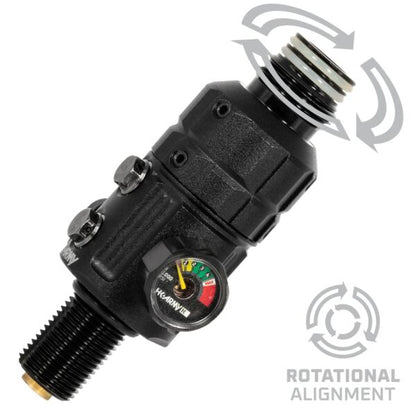 HK Army Turbine PRO Longbody 4500psi Regulator - Adjustable and Rotational - Black