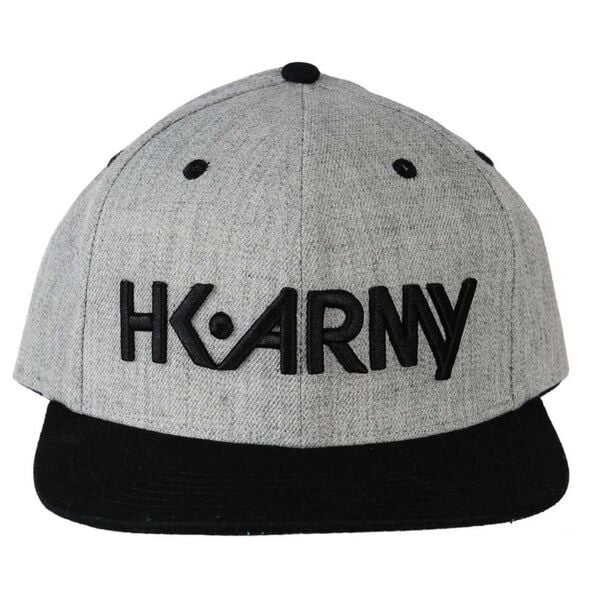 HK Army Typeface Snapback - Slate/Black