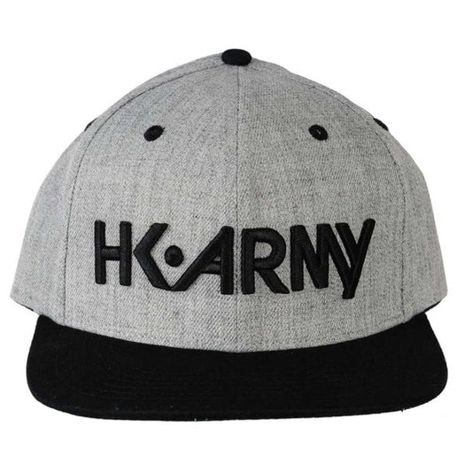 HK Army Typeface Snapback - Slate/Black
