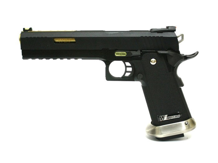 Hi-Capa 6.0 IREX (Black) (Blank-Silver Barrel) GBB Airsoft Pistol