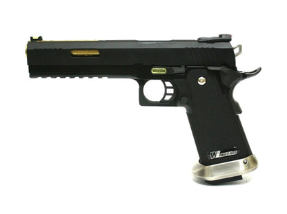 Hi-Capa 6.0 IREX (Black) (Blank-Silver Barrel) GBB Airsoft Pistol