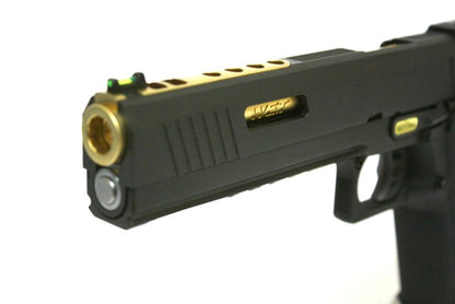 Hi-Capa 6.0 IREX (Black) (Blank-Silver Barrel) GBB Airsoft Pistol