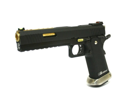 Hi-Capa 6.0 IREX (Black) (Blank-Silver Barrel) GBB Airsoft Pistol
