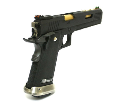 Hi-Capa 6.0 IREX (Black) (Blank-Silver Barrel) GBB Airsoft Pistol