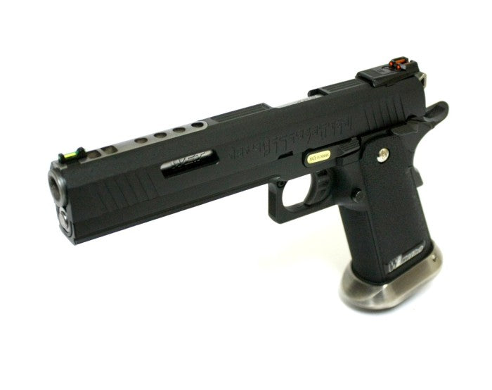 Hi-Capa 6.0 IREX (Black) (Inscription-Gold Barrel) GBB Airsoft Pistol